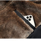Herren Winterjacke mit Stehkragen und Reißverschluss