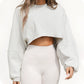 💕Was soll ich morgen anziehen?💕Damen Pullover Lange Ärmel Crop Tops