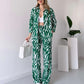 🌹💓2025 neuer Stil🌟elegantes Damen Hemd und Hose 2-teiliges Set, Zebra-Print💕