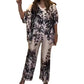 💃Lässiges 2-teiliges Set mit botanischem Print für Damen💖🌟
