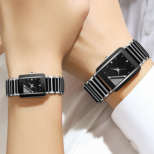 🥰Valentinstag Spezial⌚Ehepaar Mode Lässig Vielseitig Quadratische Uhr