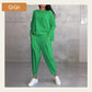 🔥🔥HEIßER SALE 50% RABATT🔥🔥2-teiliges Set mit langärmeligem Oberteil mit Rundhalsausschnitt ＆ Hose