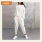 🔥🔥HEIßER SALE 50% RABATT🔥🔥2-teiliges Set mit langärmeligem Oberteil mit Rundhalsausschnitt ＆ Hose