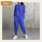 🔥🔥HEIßER SALE 50% RABATT🔥🔥2-teiliges Set mit langärmeligem Oberteil mit Rundhalsausschnitt ＆ Hose