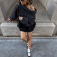 Women’s Oversized Off Shoulder Sweater
