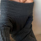 Women’s Oversized Off Shoulder Sweater