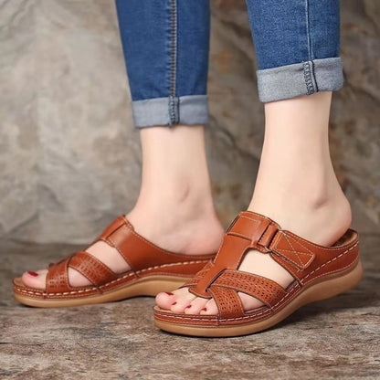 🎁💥 ﻿Premium Leder Sandalen für Damen