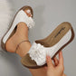 🌺 ‌SCHMERZFREIE ZEHEFREI-SANDALEN: Gel-Einlage + Blumenmuster bis Gr.44!‌ 🌟 ‌-50% SOFORT‌🔥