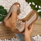 🌺 ‌SCHMERZFREIE ZEHEFREI-SANDALEN: Gel-Einlage + Blumenmuster bis Gr.44!‌ 🌟 ‌-50% SOFORT‌🔥