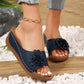 🌺 ‌SCHMERZFREIE ZEHEFREI-SANDALEN: Gel-Einlage + Blumenmuster bis Gr.44!‌ 🌟 ‌-50% SOFORT‌🔥