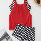 📢📢50 % Rabatt!! ⏰👙Zweiteiliger Badeanzug mit Polka-Dots für Damen🏖️