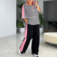 🔥🔥Modisches Set für Damen mit gestreiftem Top und Hose