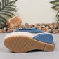 Lässige Denim-Plateau-Sandalen für Damen