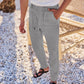 Herren lockere Freizeithose mit Kordelzug