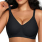 Bequemer, bügelloser, nahtloser Push-Up-BH für Damen