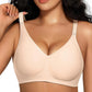 Bequemer, bügelloser, nahtloser Push-Up-BH für Damen