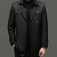 🔈🔈60 % Rabatt!🔥Mittellanger Trenchcoat für Herren mit herausnehmbarem Innenfutter🚀Versandkostenfrei