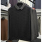Herren lässiges Langarm-Oberteil in Layering-Optik