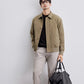 Herren-Freizeitjacke mit Revers knitterfrei