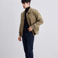 Herren-Freizeitjacke mit Revers knitterfrei