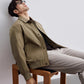 Herren-Freizeitjacke mit Revers knitterfrei