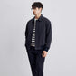 Herren-Freizeitjacke mit Revers knitterfrei