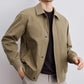 Herren-Freizeitjacke mit Revers knitterfrei