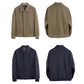 Herren-Freizeitjacke mit Revers knitterfrei