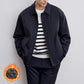 Herren-Freizeitjacke mit Revers knitterfrei