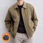 Herren-Freizeitjacke mit Revers knitterfrei