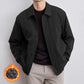 Herren-Freizeitjacke mit Revers knitterfrei
