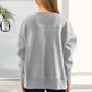 💖Vielseitiges Damen-Sweatshirt mit Rundhalsausschnitt: Lockere Passform und Seitenschlitze