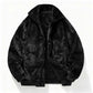Bequeme Jacke mit Stehkragen und verstärkter Fütterung