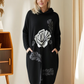 Lange Kapuzenjacke für Damen