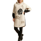 Lange Kapuzenjacke für Damen