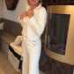 Elegantes Set aus Oberteil und Hose mit weitem Bein