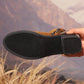 Braune Stiefeletten mit Leopardenmuster