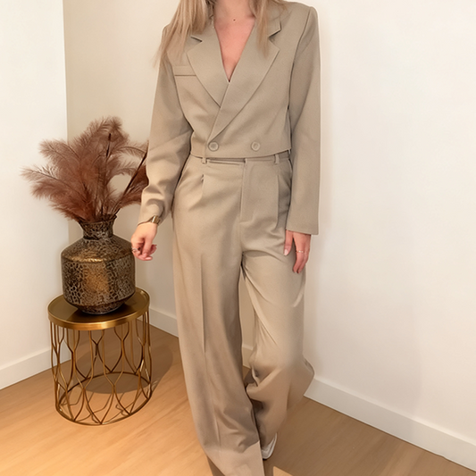 Modischer 2-teiliger Anzug für Damen mit Jacke und Hose