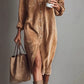 💖 Mühelos schickes Cordhemdkleid – weich, kuschelig und vielseitig für jede Jahreszeit 🍂