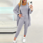 💜 LETZTER TAG DER AKTION – 49 % RABATT 💜Damen lässiges und stilvolles 3-teiliges Set