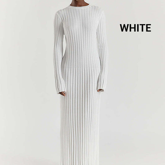 💥Neujahr - 50 % Rabatt💥Elegante Maxi-Strickkleider für Damen