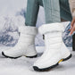 🔥🔥Kostenloser Versand💝👢Rutschfeste, warme Schneestiefel mit Reißverschluss für Damen✨