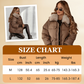 💖 💖Zeitlich begrenztes Angebot – 50 % Rabatt💥💥Damen Modischer Kurzer Daunenjacke Mit Flauschigem Kragen