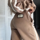 2-teiliges Set aus Jacke und Hose mit elastischem Bund und Farbblock-Design für Damen