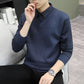 Herren Freizeit-Set aus 2-teiligem Strickpullover und Hemd