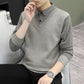 Herren Freizeit-Set aus 2-teiligem Strickpullover und Hemd