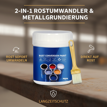 🛡️💧 50 % Rabatt❤️‍🔥Wetterfeste Rostumwandlungsfarbe für Metall