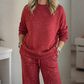 Damen-Glitzer-Zweiteiler: Pullover & Hose