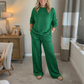 Damen-Glitzer-Zweiteiler: Pullover & Hose