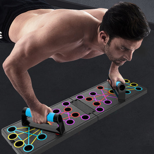 Push-up Board mit Farbcodierung – Effektives Oberkörpertraining &amp; Tragbar für Jedermann! 💪✨